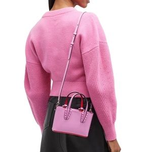 Brand New Authentic Bubblegum Pink Christian Louboutin Cabata Nano Tote …